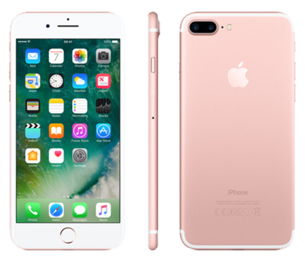 Apple iPhone 7 PLUS 128GB Rose Gold - Locked to Network