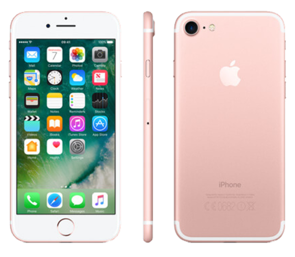 Apple iPhone 7 128GB Rose Gold - Locked to Network