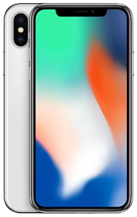 Apple iPhone X - 64GB Silver - Unlocked