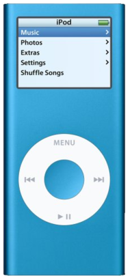 Apple iPod Nano 2nd Gen - 4GB - Blue