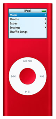 Apple iPod Nano 2nd Gen - 4GB - Red