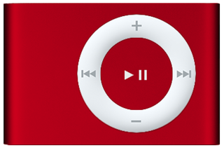 Apple iPod Shuffle 2nd Generation 1GB Red