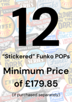 Funko POP Mystery Box (Stickered) - 12 Stickered POPs