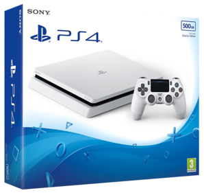 Sony Playstation 4 New Look Slim White Console - 500GB