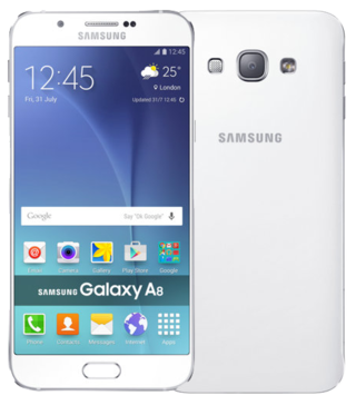 Samsung Galaxy A8 Duos - 32GB - White - Locked