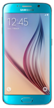 Samsung Galaxy S6 - 32GB Blue Topaz - Locked