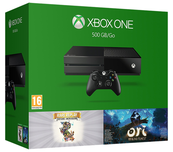 Xbox One 500GB with Ori and Rare Replay