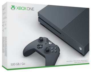 Xbox One S Console Storm Grey (500GB)