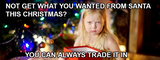 Not get what you were hoping for this Christmas? Trade in those unwanted presents.