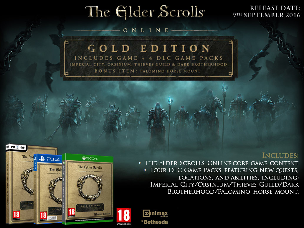 The Elder Scrolls Online Gold Edition Xbox
