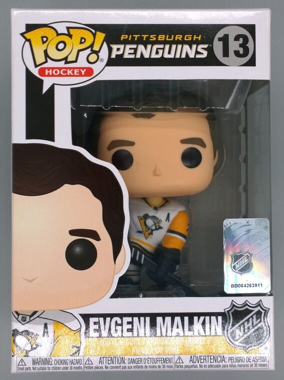 #13 Evgeni Malkin (Away) Pittsburgh Pengiuns - NHL Hockey