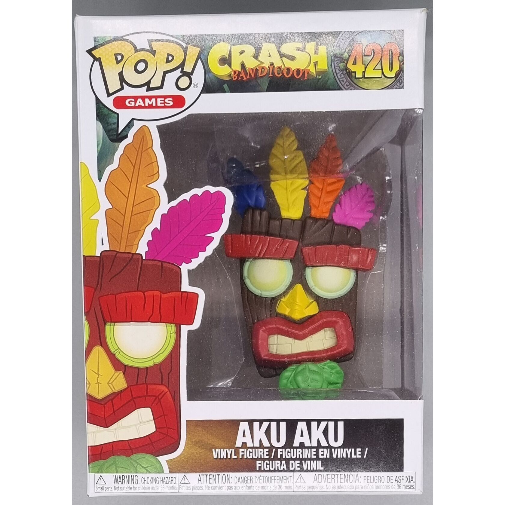 visa saltar Santuario Otros Crash Bandicoot Aku Aku POP Games #420 Vinyl Figure FUNKO Figuras de  acción GR8185908