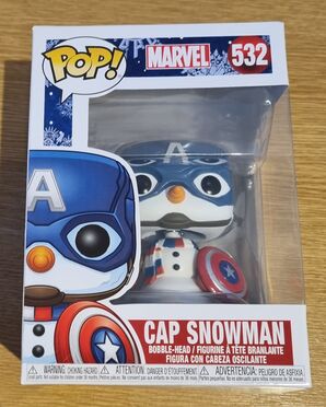 #532 Cap Snowman - Marvel - Holidays