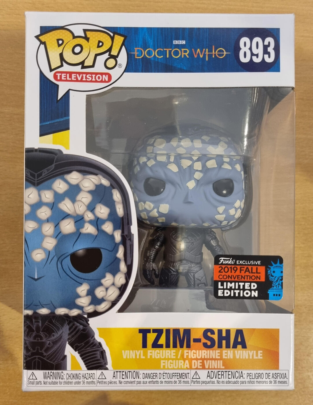 Doctor Who #893 Tzim-Sha In Pop Protector 2019 Fall Convention Funko POP 