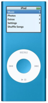 Apple iPod Nano 2nd Gen - 4GB - Blue