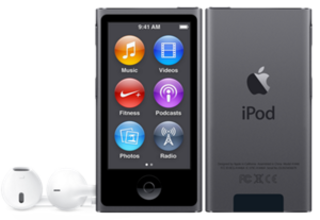 Apple iPod Nano 7th Gen - 16GB - Space Gray