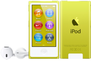 Apple iPod Nano 7th Gen - 16GB - Yellow