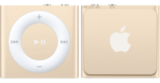 Apple iPod Shuffle 4th Generation 2GB Gold