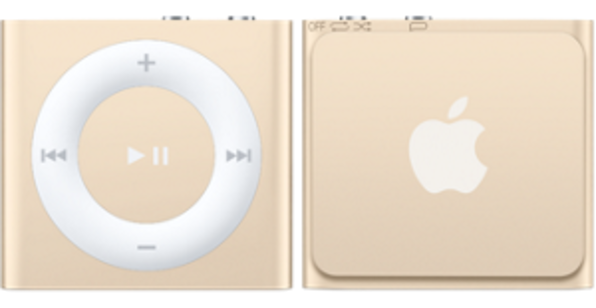 Apple iPod Shuffle 4th Generation 2GB Gold