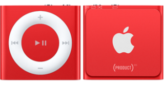 Apple iPod Shuffle 4th Generation 2GB Red