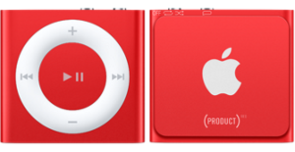 Apple iPod Shuffle 4th Generation 2GB Red