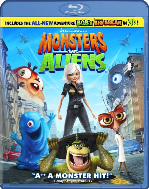 Monsters vs Aliens [Blu-ray] [2009]