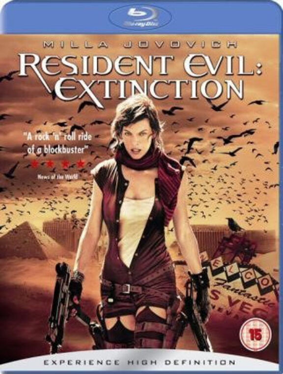 Resident Evil Extinction Blu-Ray Movie