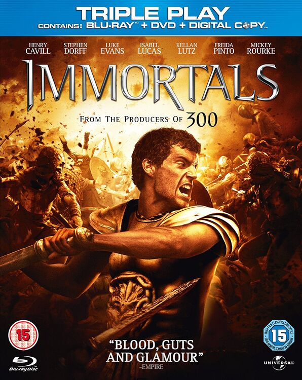 Immortals - Triple Play (Blu-ray + DVD + Digital Copy)