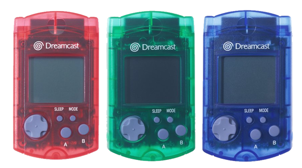 Dreamcast Official Memory Card VMU - 1mb (Various Colours)