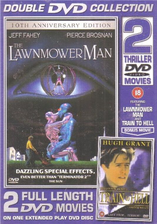 The Lawnmower Man / Train To Hell - Prism Double Film DVD