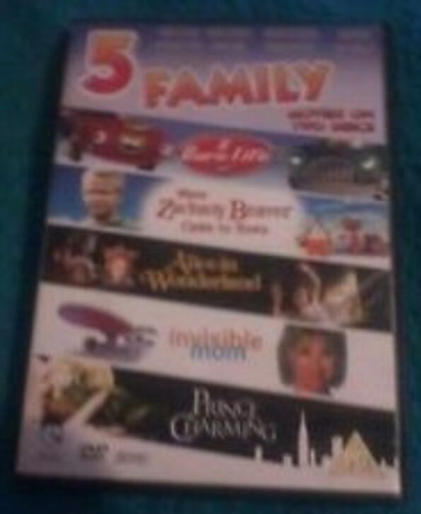 5 Family Movies on Two Discs - A Cars Life, Invisible Mom