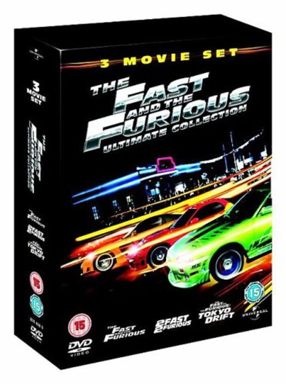 The Fast and The Furious Ultimate Collection 3 Movie Set