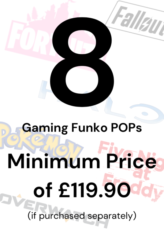 Funko POP Mystery Box (Gaming) - 8 POP