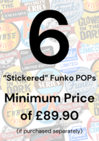 Funko POP Mystery Box (Stickered) - 6 Stickered POPs
