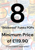 Funko POP Mystery Box (Stickered) - 8 Stickered POPs