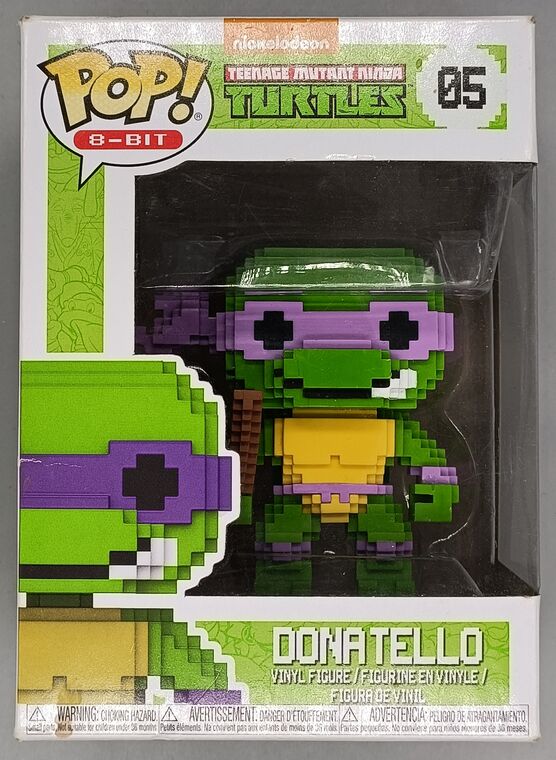 #05 Donatello - 8-Bit - Teenage Mutant Ninja Turtles DAMAGED