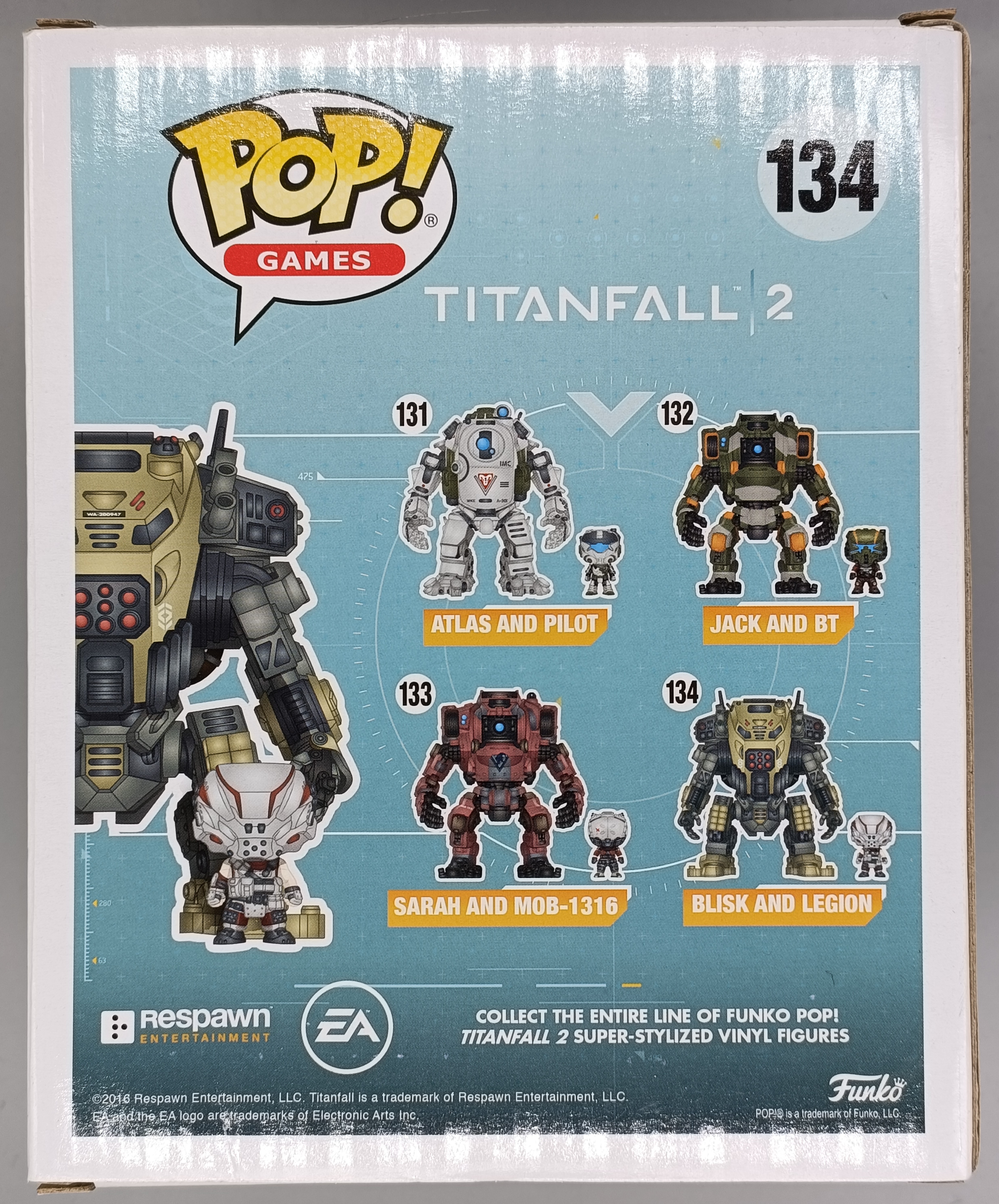 134 Blisk and Legion - 6 Inch - Titanfall 2 – Funko Pops