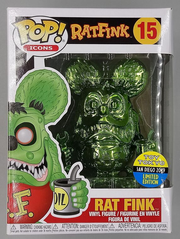 #15 Rat Fink (Green) - Chrome - 2019 Con