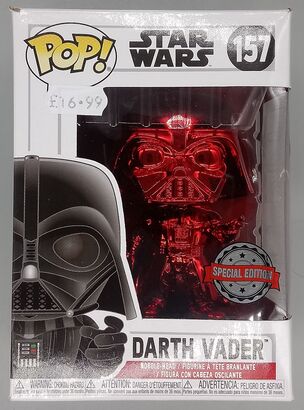 #157 Darth Vader (Force Choke Red) Chrome - Star War DAMAGE
