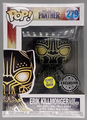 #279 Erik Killmonger (Panther) - Glow Marvel - Black  DAMAGE