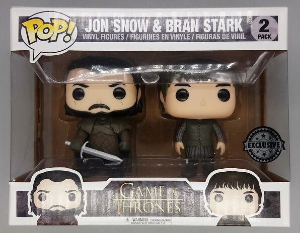 [2 Pack] Jon Snow & Bran Stark - Game of Thrones