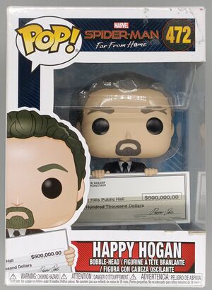 #472 Happy Hogan - Marvel Spiderman Far From Home DAMAGED