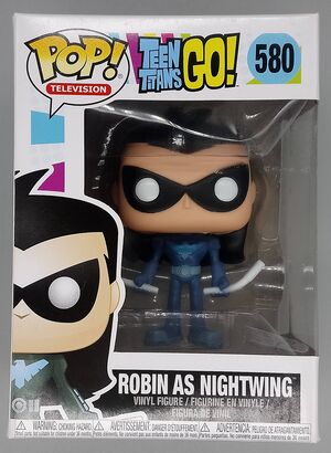 #580 Robin as Nightwing - Teen Titans Go! - BOX DAMAGE