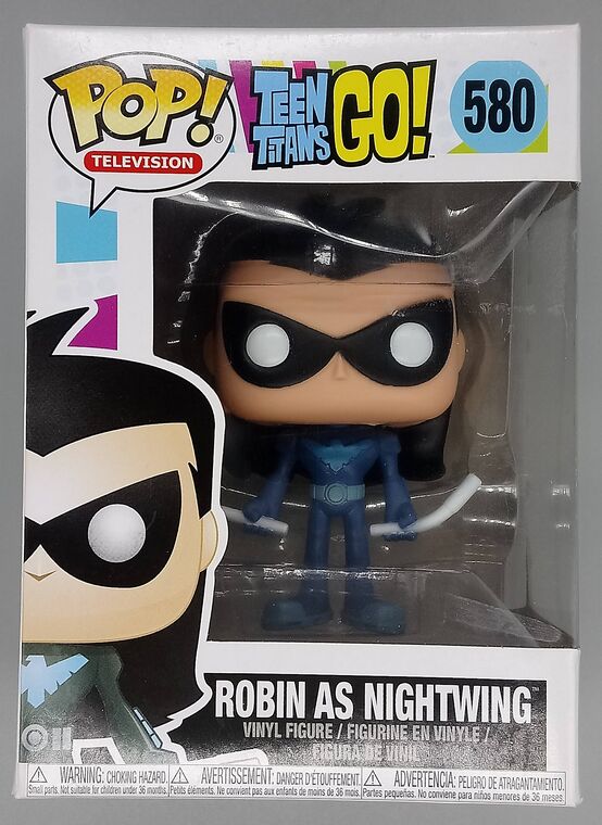 #580 Robin as Nightwing - Teen Titans Go! - BOX DAMAGE
