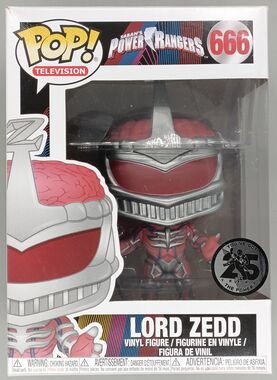 #666 Lord Zedd - Power Rangers - BOX DAMAGE