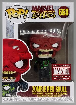 #668 Zombie Red Skull - Marvel Collector Corps Zombies