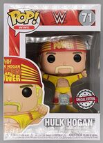 #71 Hulk Hogan (Hulkamania) - WWE - BOX DAMAGED