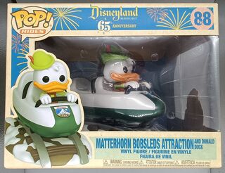 #88 Matterhorn Bobsleds Attraction (and Donald Duck) Rides