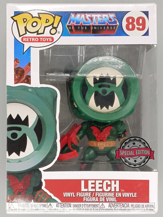 #89 Leech - Masters of the Universe - BOX DAMAGE