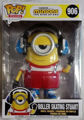 #906 Roller Skating Stuart - 10 Inch - Minions - BOX DAMAGE
